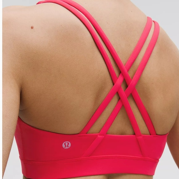NWT - lululemon Energy Bra
Medium Support, B–D Cups in Size 6 - Red Glow - Picture 2 of 8